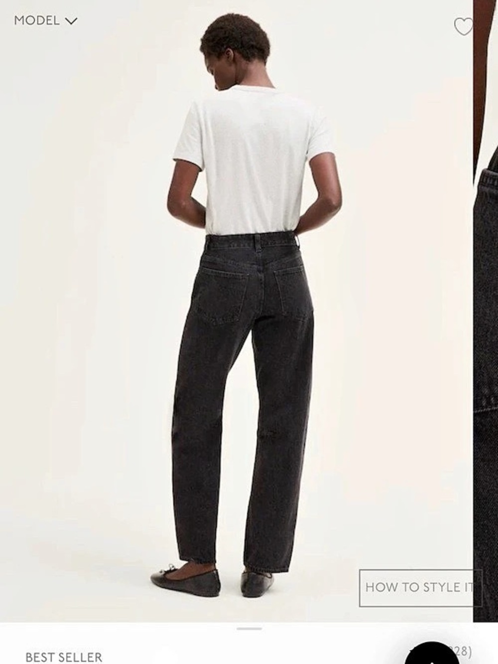 Madewell The Darted Barrel-Leg Jean